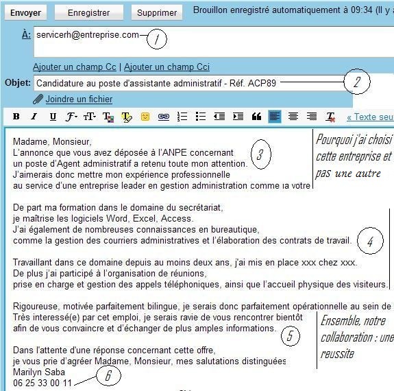Candidature par mail, bien réussir son mail de motivation